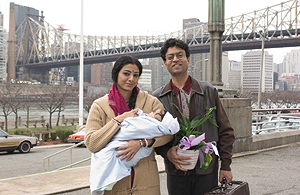 Bridging the Gap: Irfan Khan (right) and Tabu are Bengali immigrants in New York in Nair's latest, The Namesake. - photo by Abbot Genser